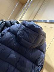 1:1 quality version Rubber Logo Patch Hooded Quilted Casual Zip-Up Down Jacket 3 colors 29481485