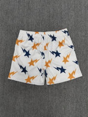 1:1 Top Qualtiy Eric Emanuel White Star Allover Print EE Logo Mesh Shorts