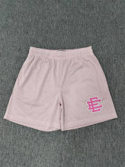 1:1 Top Qualtiy Eric Emanuel Light Pink Micro Dot Mesh Shorts
