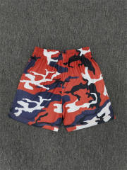 1:1 Top Qualtiy Eric Emanuel Red White Navy Camo EE Logo Mesh Shorts