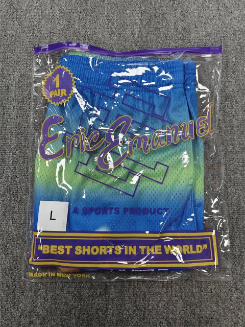 1:1 Top Qualtiy Eric Emanuel Beach Skeleton Pinup EE Logo Mesh Shorts