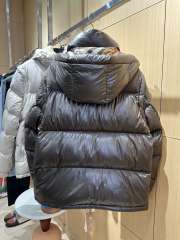 1:1 quality version Knight Logo Plaid Placket Hooded Quilted Down Jacket 3 colors 29481498