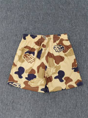 1:1 Top Qualtiy Eric Emanuel Camo EE Logo Mesh Shorts