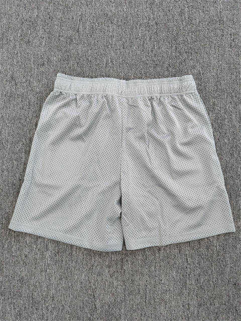 1:1 Top Qualtiy Eric Emanuel Heather Grey Monogram Mesh Shorts