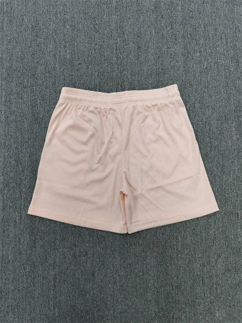1:1 Top Qualtiy Eric Emanuel Pink Blue Lightning Bolt EE Logo Mesh Shorts