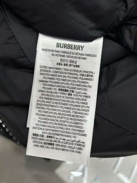 1:1 quality version Rubber Logo Patch Hooded Quilted Casual Zip-Up Down Jacket 3 colors 29481485