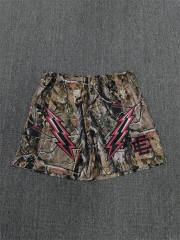 1:1 Top Qualtiy Eric Emanuel Realtree Camo Lightning EE Logo Mesh Shorts