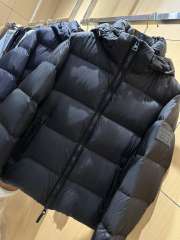 1:1 quality version Rubber Logo Patch Hooded Quilted Casual Zip-Up Down Jacket 3 colors 29481485