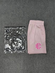 1:1 Top Qualtiy Eric Emanuel Light Pink Micro Dot Mesh Shorts