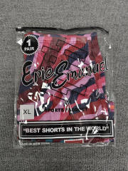 1:1 Top Qualtiy Eric Emanuel Sunset Cityscape EE Logo Mesh Shorts