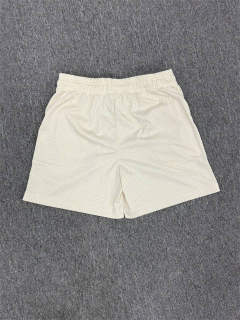 1:1 Top Qualtiy Eric Emanuel Eric Emanuel White Lightning Bolt Mesh Shorts
