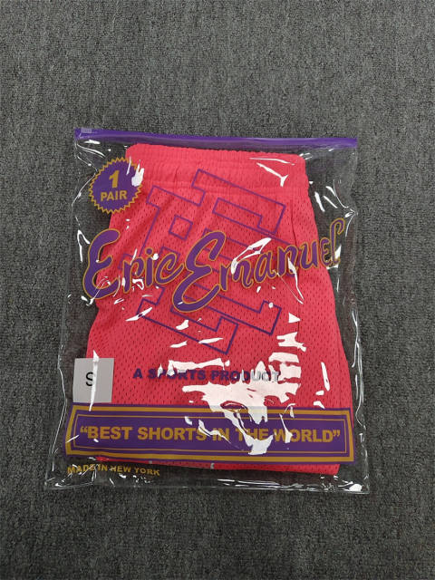 1:1 Top Qualtiy Eric Emanuel Hot Pink Mesh Shorts