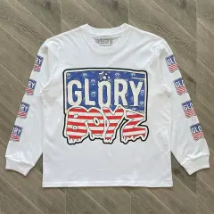 GloGang Glory Boyz Flag Style Black Long Sleeve T-Shirt
