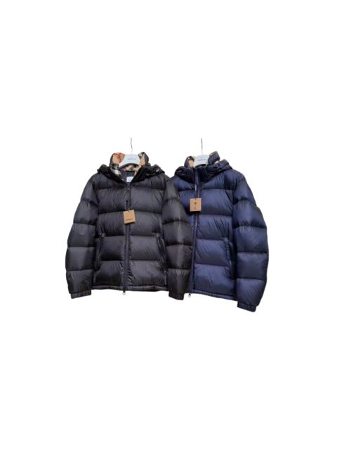 1:1 quality version Classic Plaid-Lined Hooded Quilted Casual Zip-Up Down Jacket 2 colors 29481390