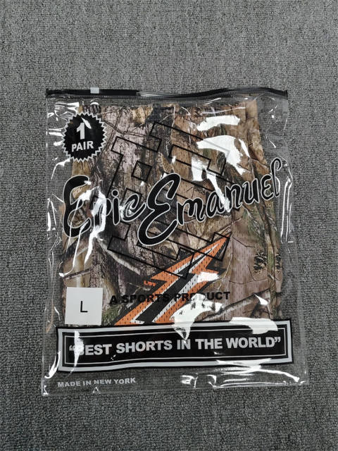 1:1 Top Qualtiy Eric Emanuel Brown Realtree Camo Mesh Shorts