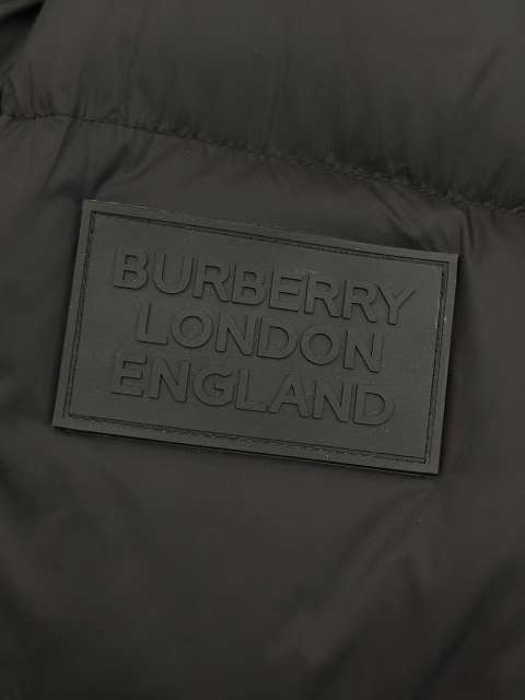 1:1 quality version Rubber Logo Patch Hooded Quilted Casual Zip-Up Down Jacket 3 colors 29481485
