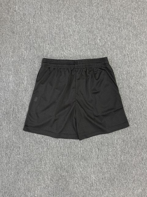 1:1 Top Qualtiy Eric Emanuel Black EE Logo Mesh Shorts