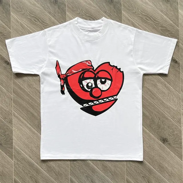 Glo Gang Boyz Worldwide Cartoon Graphic T-Shirt