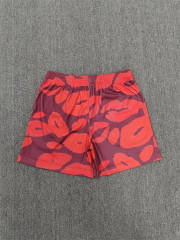 1:1 Top Qualtiy Eric Emanuel Red Lips Camo EE Logo Mesh Shorts