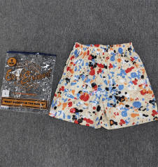 1:1 Top Qualtiy Eric Emanuel Multicolor Cartoon Print Mesh Shorts