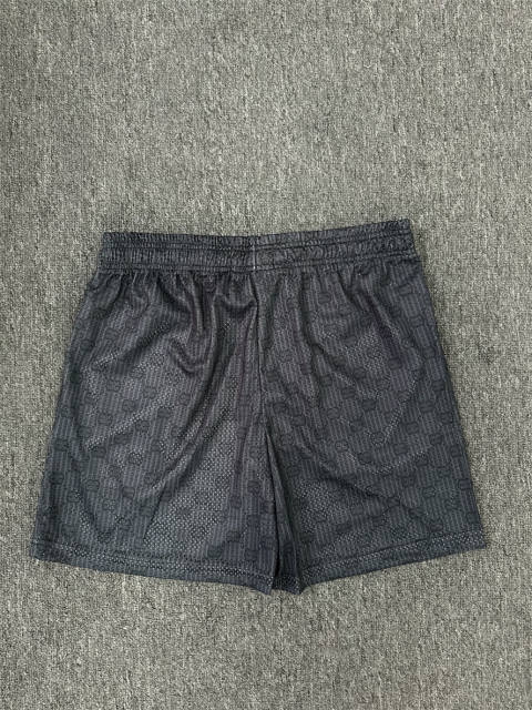 1:1 Top Qualtiy Eric Emanuel Dark Grey Monogram EE Logo Mesh Shorts