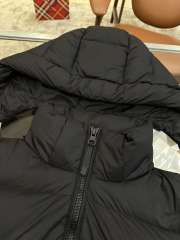 1:1 quality version Rubber Logo Patch Hooded Quilted Casual Zip-Up Down Jacket 3 colors 29481485
