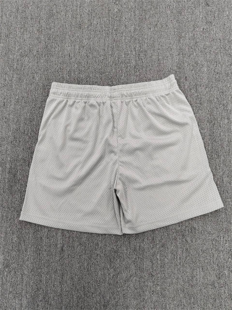 1:1 Top Qualtiy Eric Emanuel Light Grey Solid Mesh Shorts