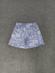 1:1 Top Qualtiy Eric Emanuel Light Purple Paisley EE Logo Mesh Shorts