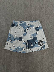 1:1 Top Qualtiy Eric Emanuel Blue Grey Chocolate Chip Camo EE Logo Mesh Shorts
