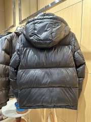1:1 quality version Knight Logo Plaid Placket Hooded Quilted Down Jacket 3 colors 29481498