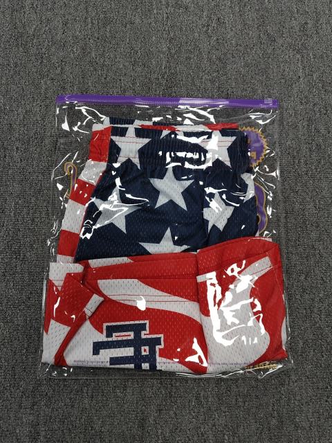 1:1 Top Quality Eric Emanuel American Flag Print Mesh Shorts