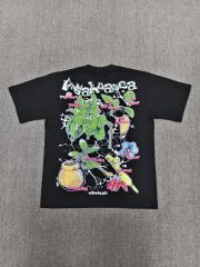 High Quality ASAALI Black Alien Monster Graphic T-Shirt