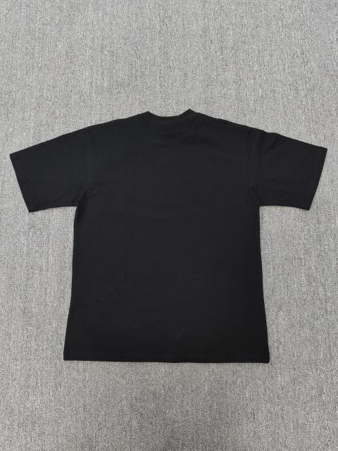 High Quality ASAALI Black Abstract Collage Graphic T-Shirt