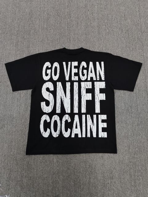 High Quality ASAALI Grainy Portrait Asaali Text Graphic T-Shirt
