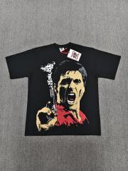 High Quality ASAALI Black Scarface Tony Montana Portrait Graphic T-Shirt