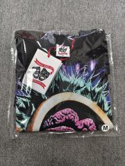 High Quality ASAALI Black Abstract Collage Graphic T-Shirt