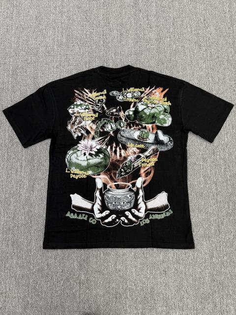 High Quality ASAALI Black Peyote Fire Ritual Asaali Front Back Graphic T-Shirt