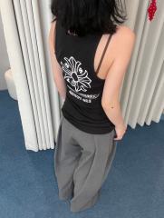 1:1 quality version Cross Scroll Print Tank Dress 29306372