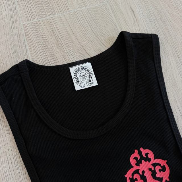 1:1 quality version Classic Vintage Red Cross Sanskrit Print Knit Tank Tops For Girls 29380174