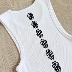 1:1 quality version Back Vertical Sword Vine Print Knit Tank Top 2 colors 29334585