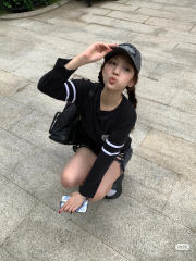 1:1 quality version Number Horseshoe Print Color Block Thin Breathable 3/4 Sleeve Long Sleeve T-Shirt  3 colors for girls 29380260