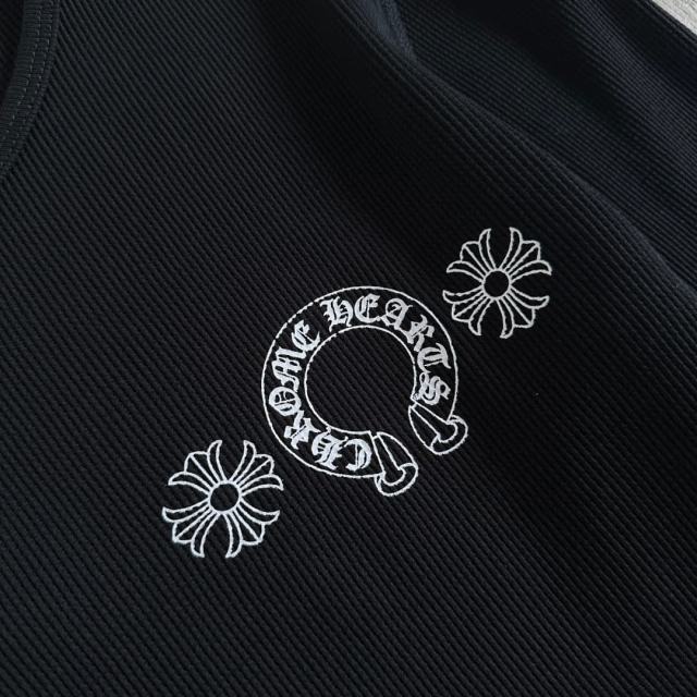 1:1 quality version Horseshoe‑Ring Cross‑Flower‑Slogan‑Prin Waffle Knit Long Sleeve Tee for girls 2 colors 29426217