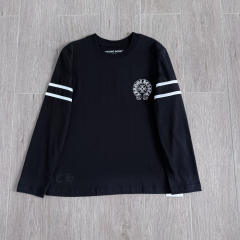 1:1 quality version Number Horseshoe Print Color Block Thin Breathable 3/4 Sleeve Long Sleeve T-Shirt  3 colors for girls 29380260