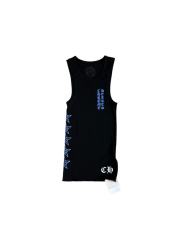 1:1 quality version Sanskrit Pentagram Blue Printed Knitted Tank Dress for girls 29033520