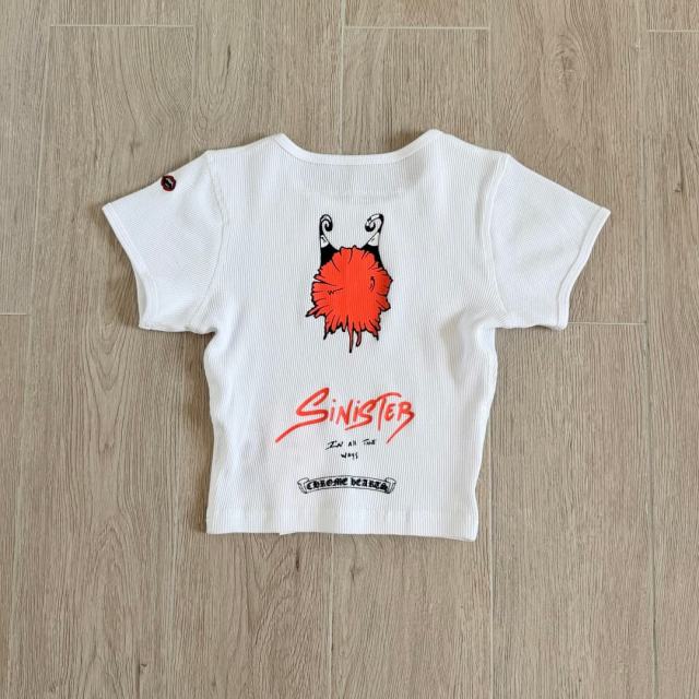 1:1 quality version Matty Boy Collab Sinister Monster Print Waffle Knit Cropped Tee for girls 29426228