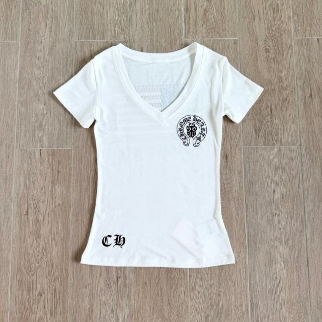 1:1 quality version Horseshoe USA Flag Neck Print Tee 2 colors for girls 29306369