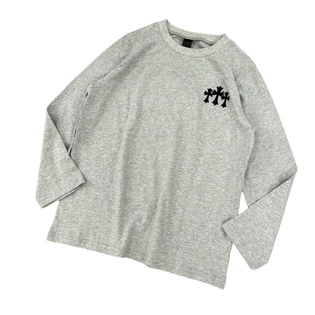 1:1 quality version 28114060 Flocked Long Sleeve T-Shirt  2 colors for girls