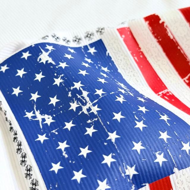 1:1 quality version USA Flag Print On Back Knit Tank Dress 2 colors 29306370