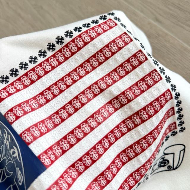1:1 quality version Horseshoe USA Flag Neck Print Tee 2 colors for girls 29306369