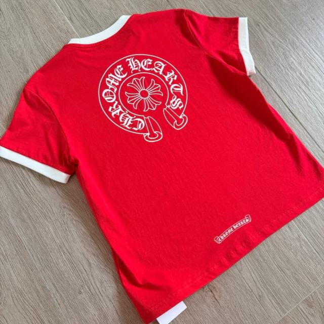 1:1 quality version Color Block Banner Horseshoe Ladies Print Tee 5 colors 29334586